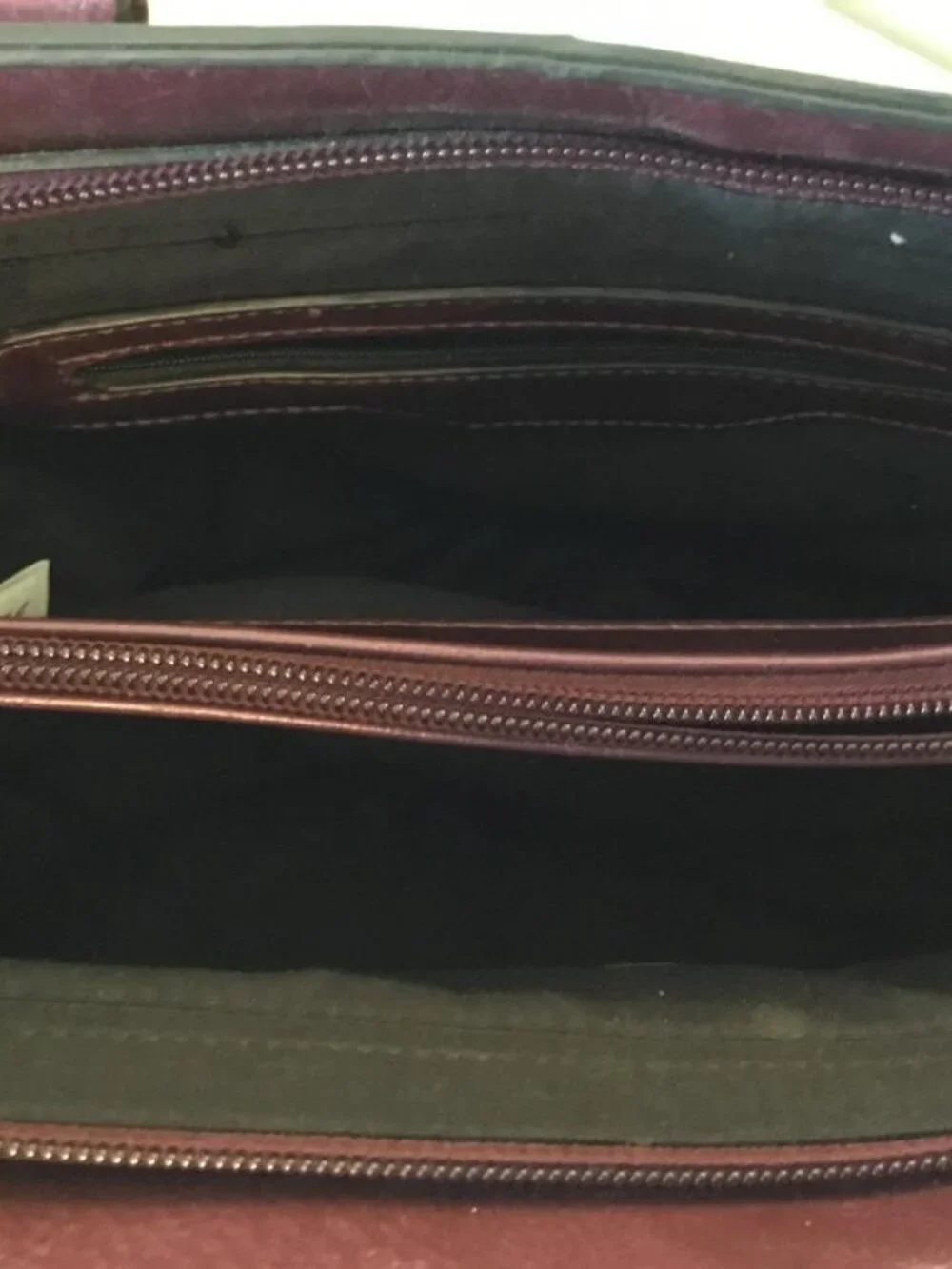 Mellow World Salome Floral Embossed Satchel Handbag Crossbody in Plum- 2 Straps - Picture 9 of 10